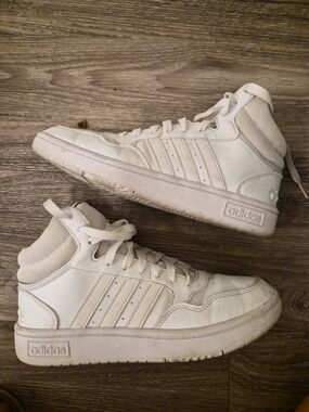 adidas White High-Top Sneakers